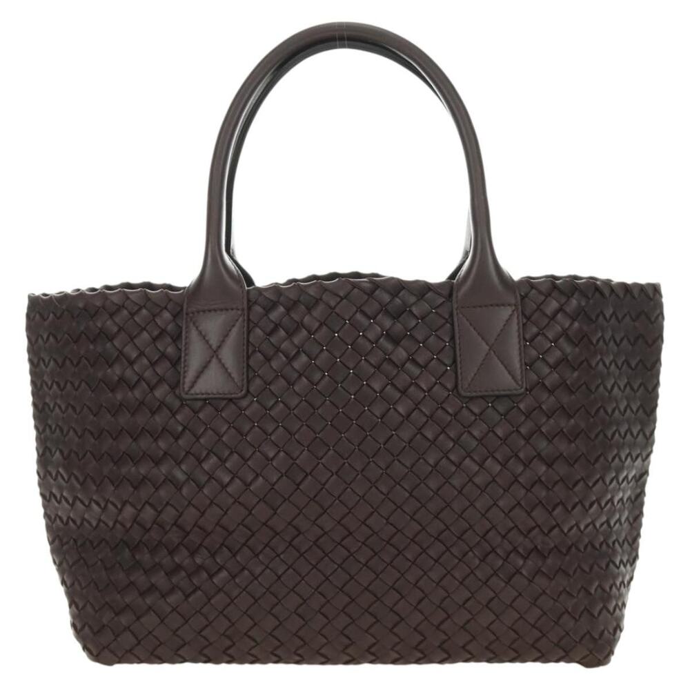 Bottega Veneta Intrecciato Cabas PM Handbag Brown